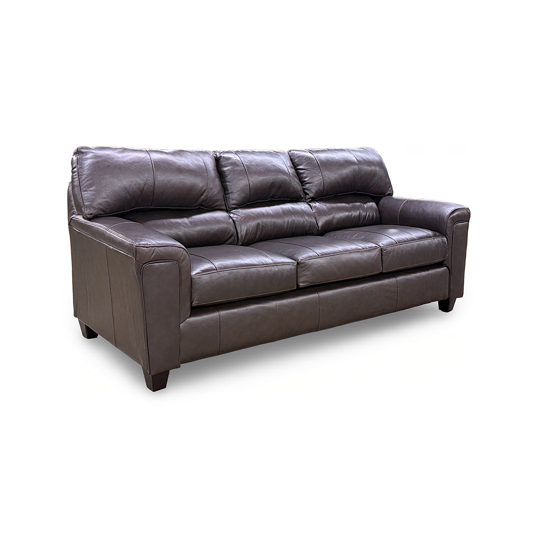 Sofá y loveseat de cuero Lacey