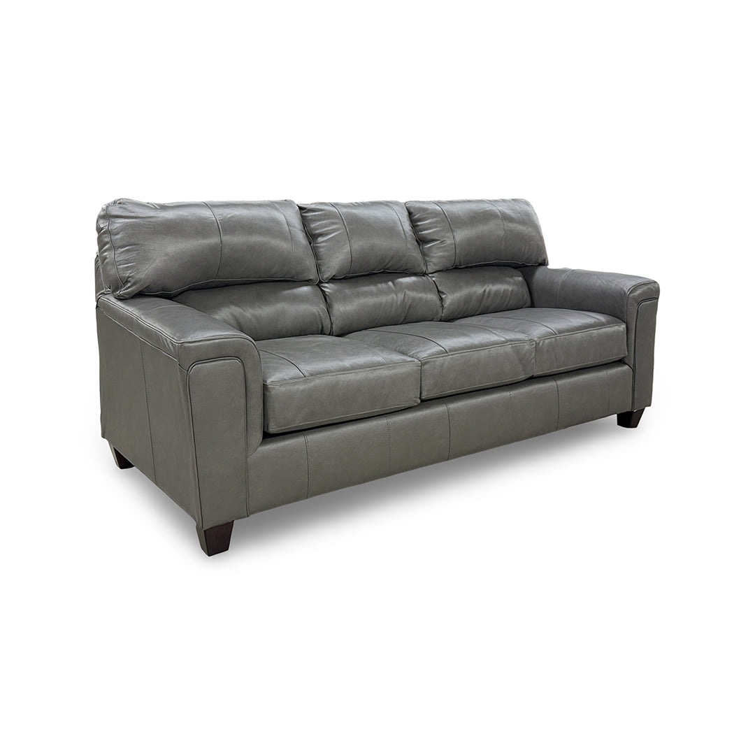 Sofá y loveseat de cuero Lacey