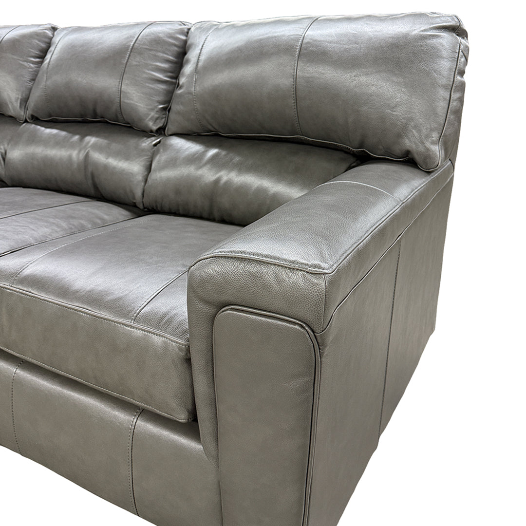 Sofá y loveseat de cuero Lacey