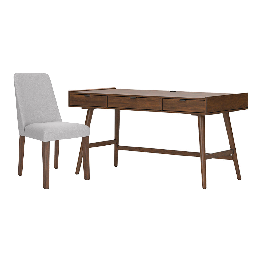 Lyncott Desk with Chair from Signature Design by Ashley - Gray finish
