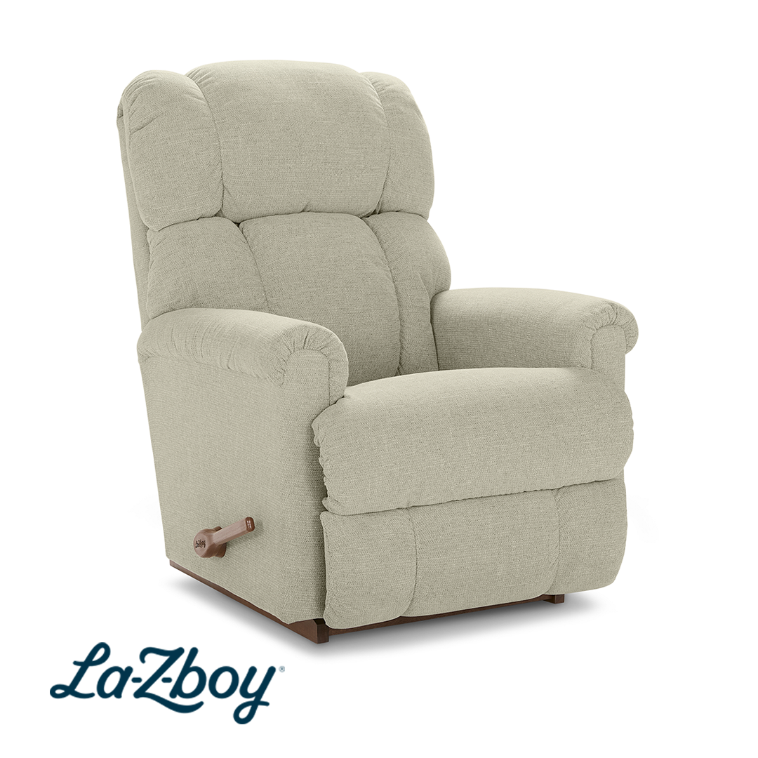 Pinnacle Rocker Recliner from La-Z-Boy Incorporated in Beige with Manual Recline, Made in USA