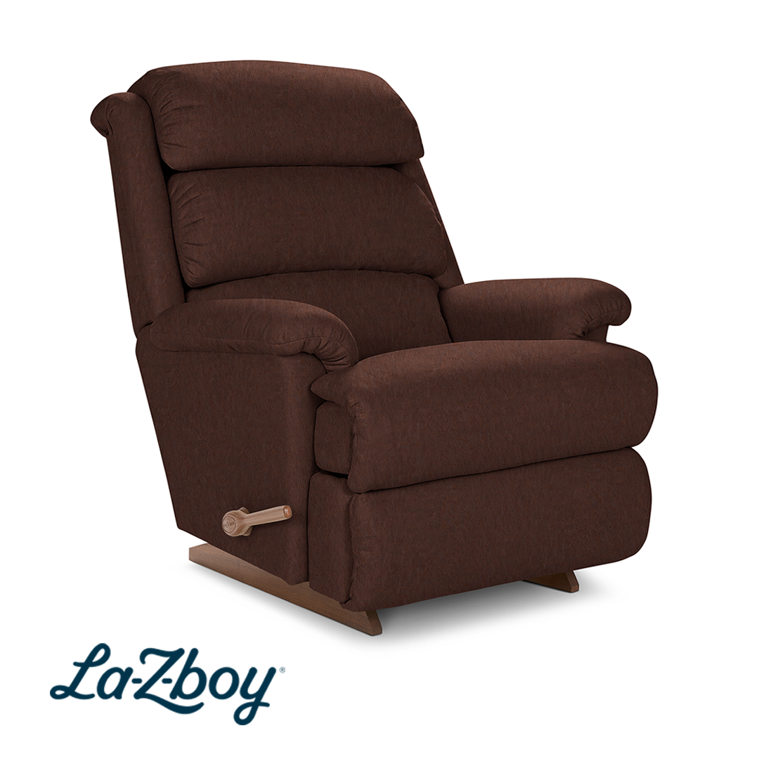 Astor Wall Recliner from La-Z-Boy Incorporated in Brown Performance Fabric with Manual Recline, Made in USA