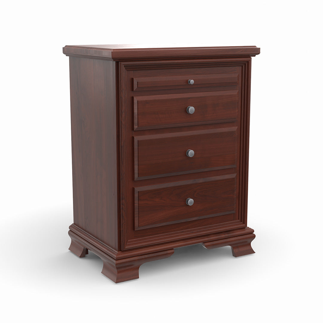 Amish Classic Nightstand with Pullout Shelf