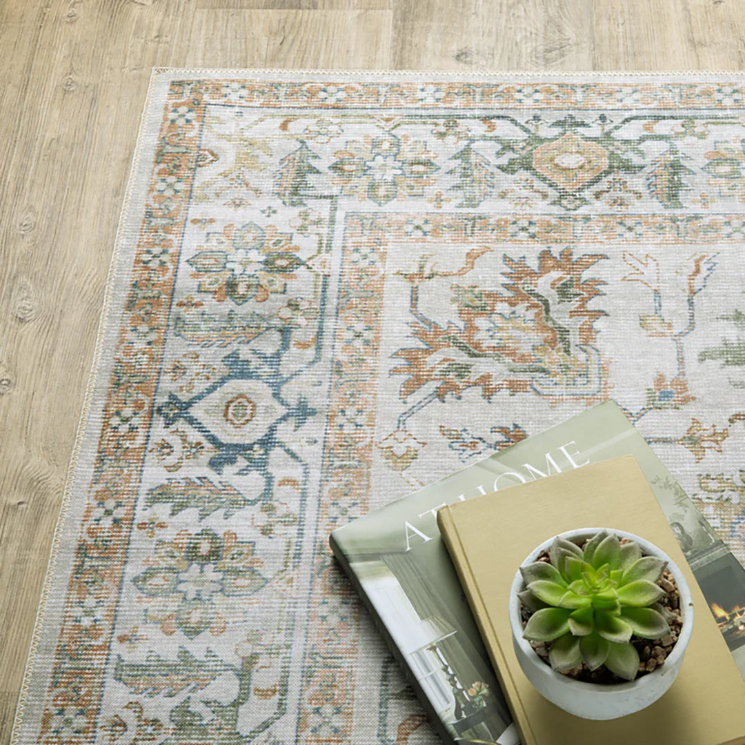 Alfombra lavable Charleston Ivory
