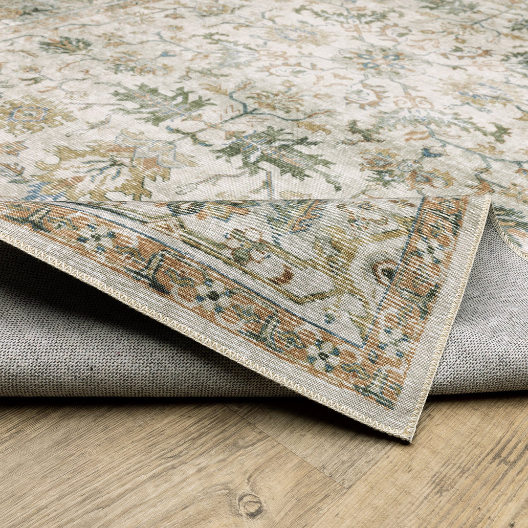 Alfombra lavable Charleston Ivory
