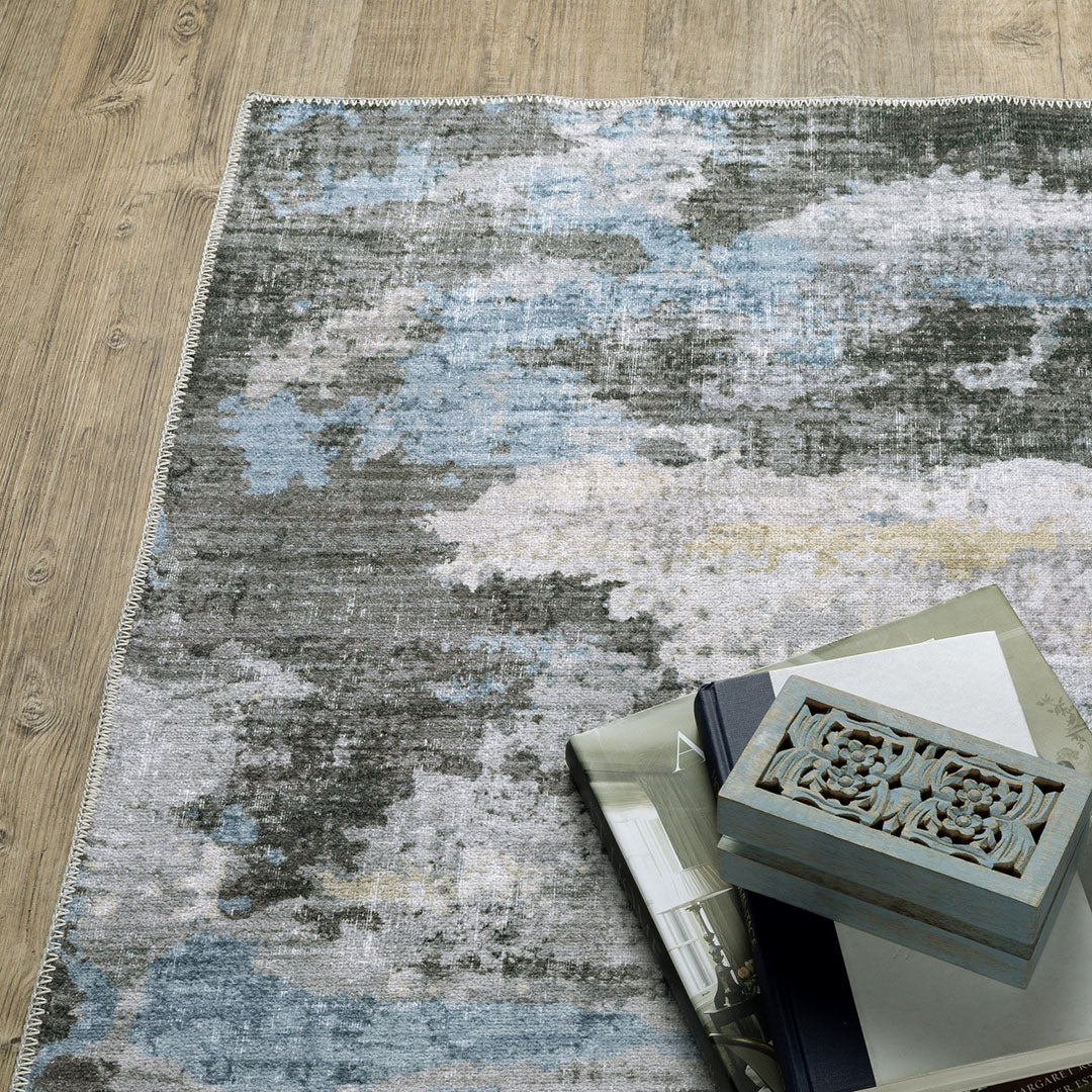 Malibu Ocean Washable Rug