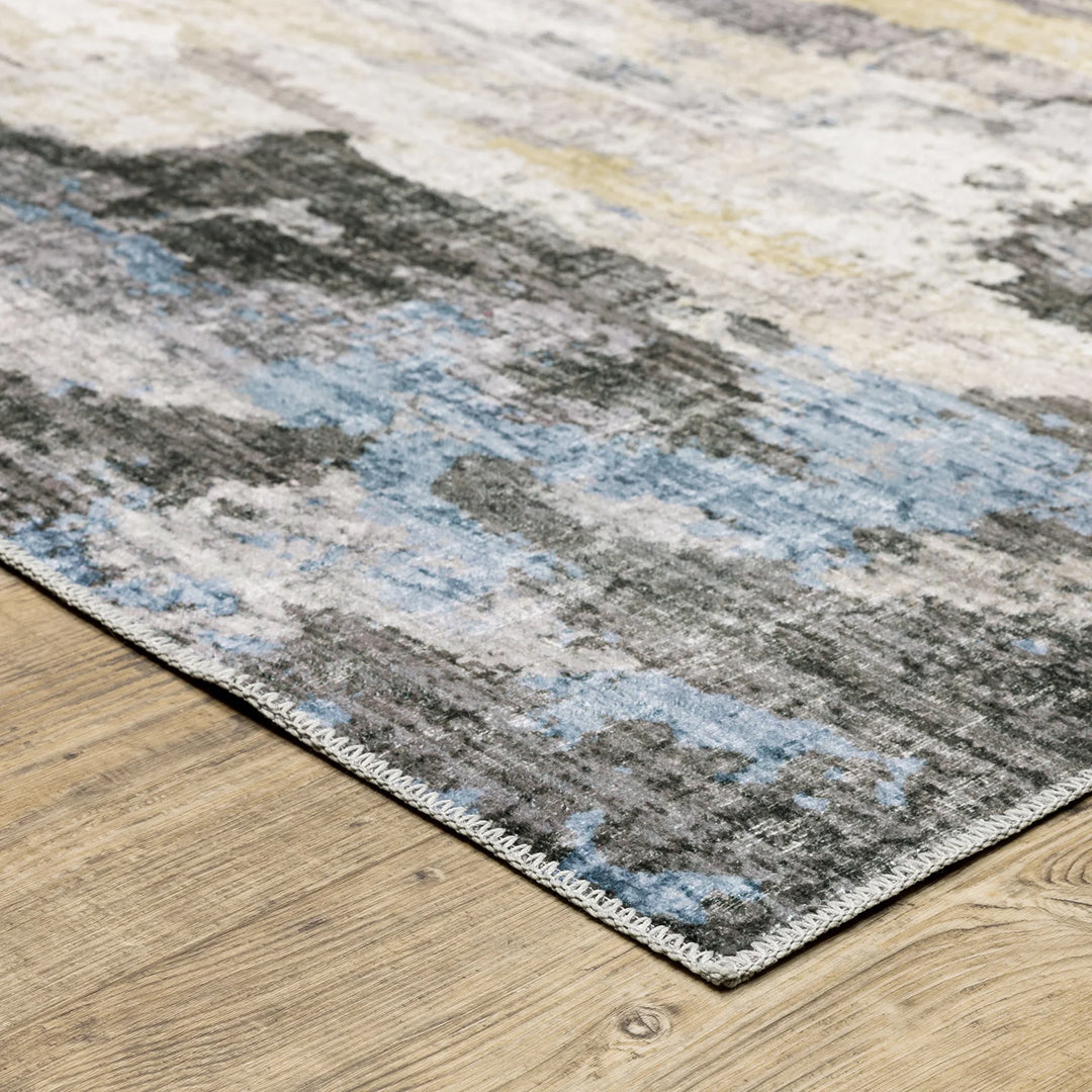 Malibu Ocean Washable Rug