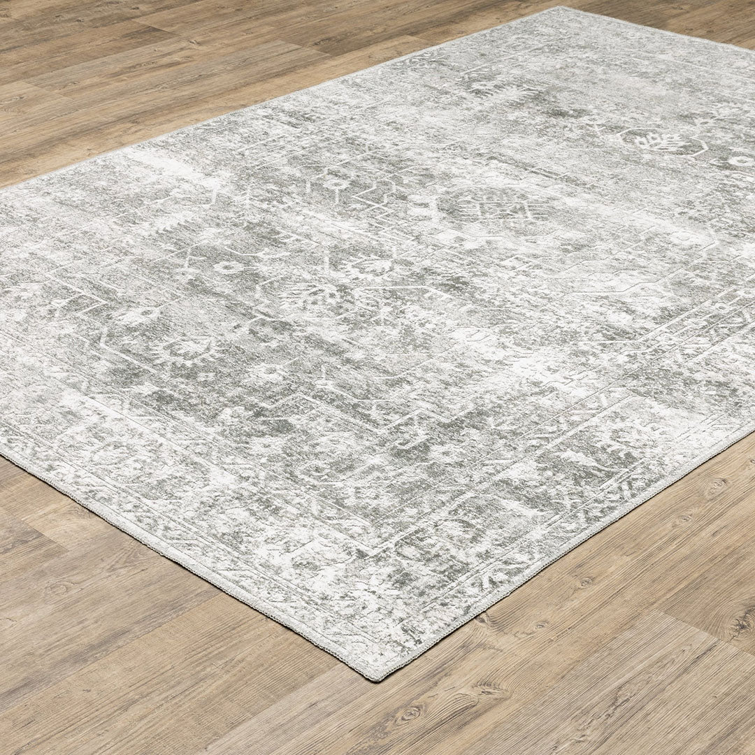 Malibu Platinum Washable Rug