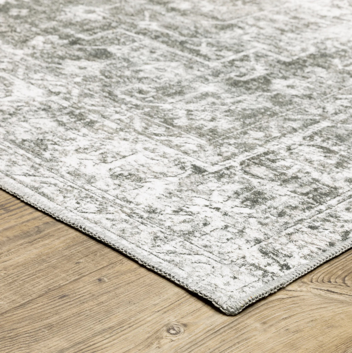 Malibu Platinum Washable Rug