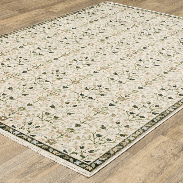 Westwood Green Rug from Sphinx Rugs by Oriental Weavers in 5 x 8 Polyester - Angle view