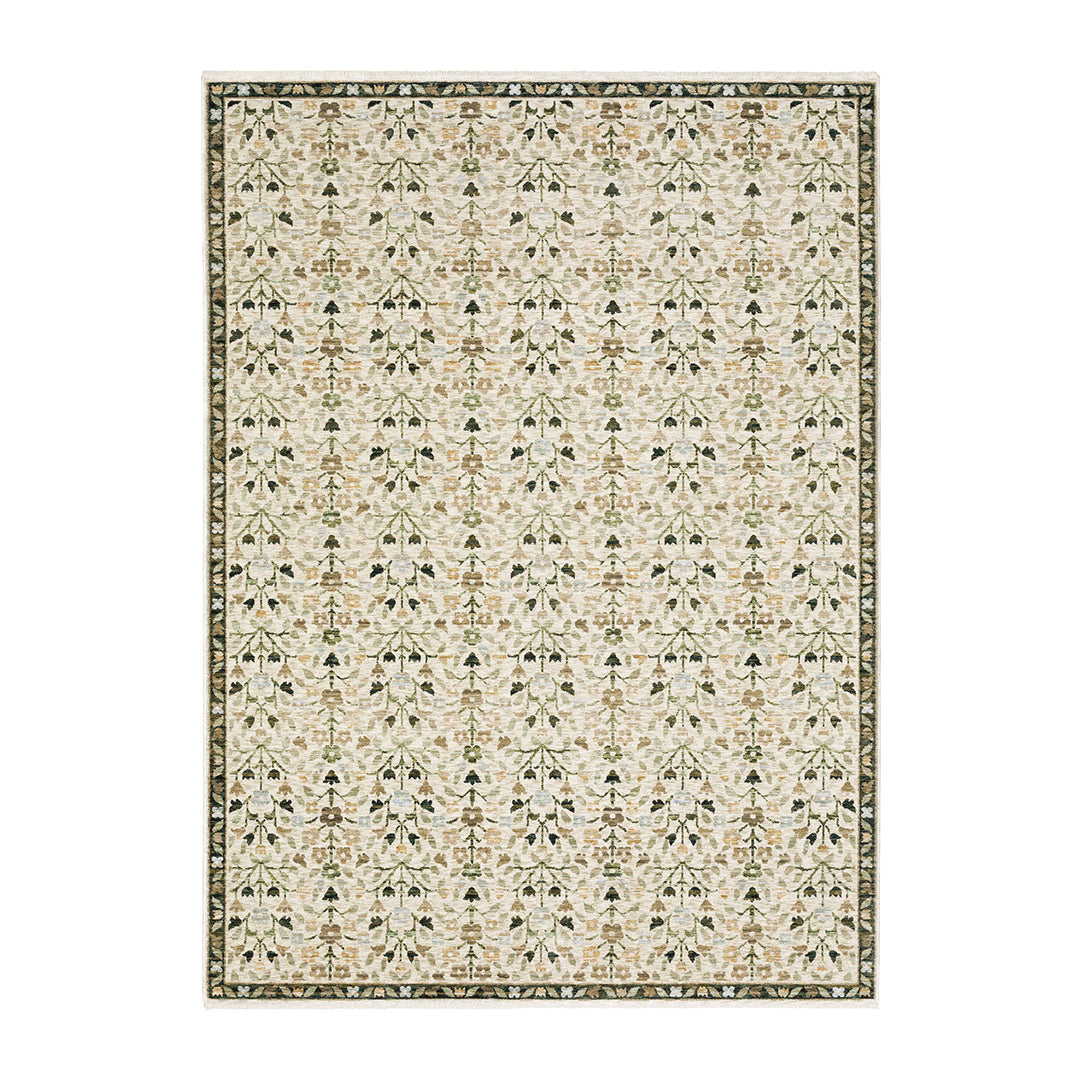 Westwood Green Rug from Sphinx Rugs by Oriental Weavers in 5 x 8 Polyester - Wood detail