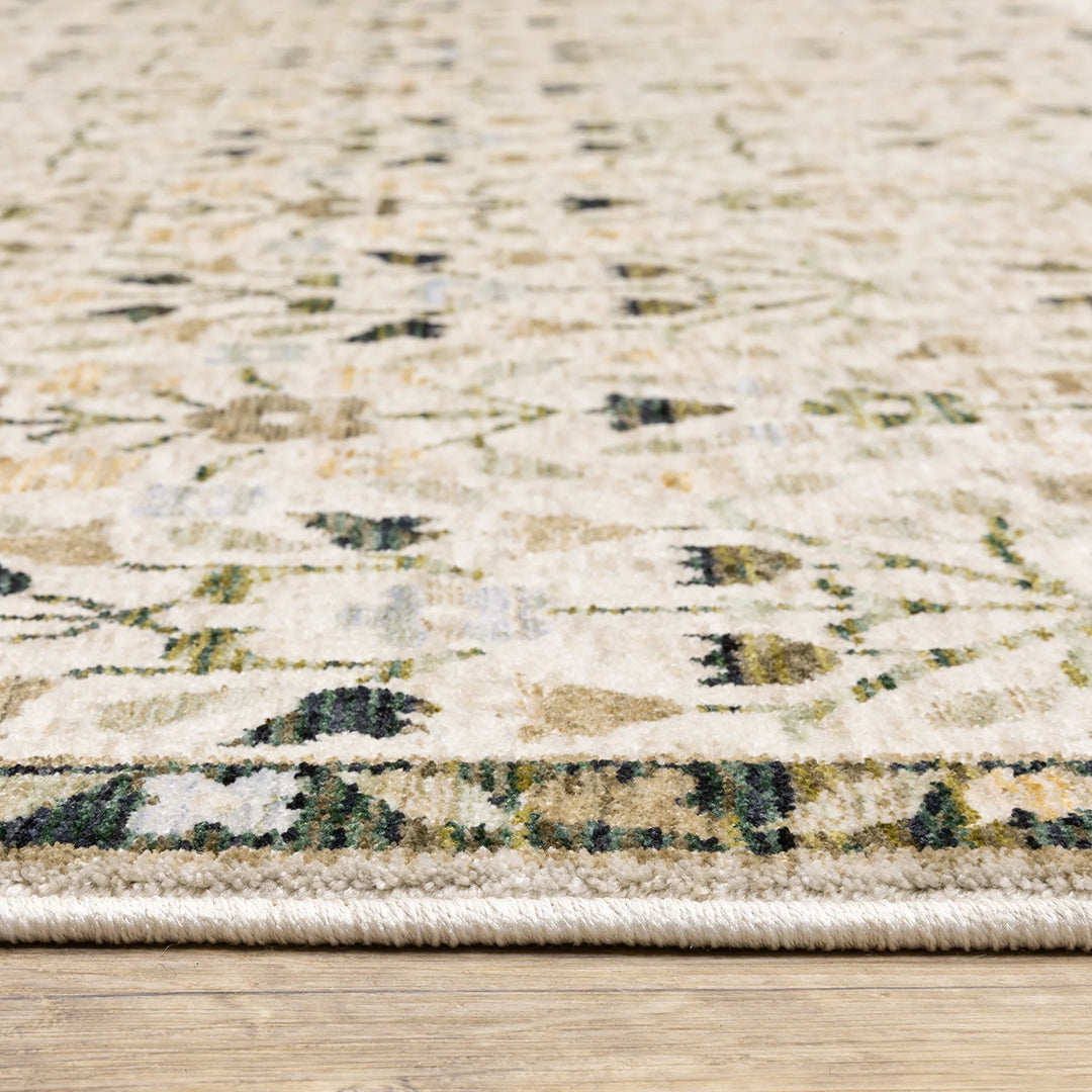 Westwood Green Rug from Sphinx Rugs by Oriental Weavers in 5 x 8 Polyester - Wood detail