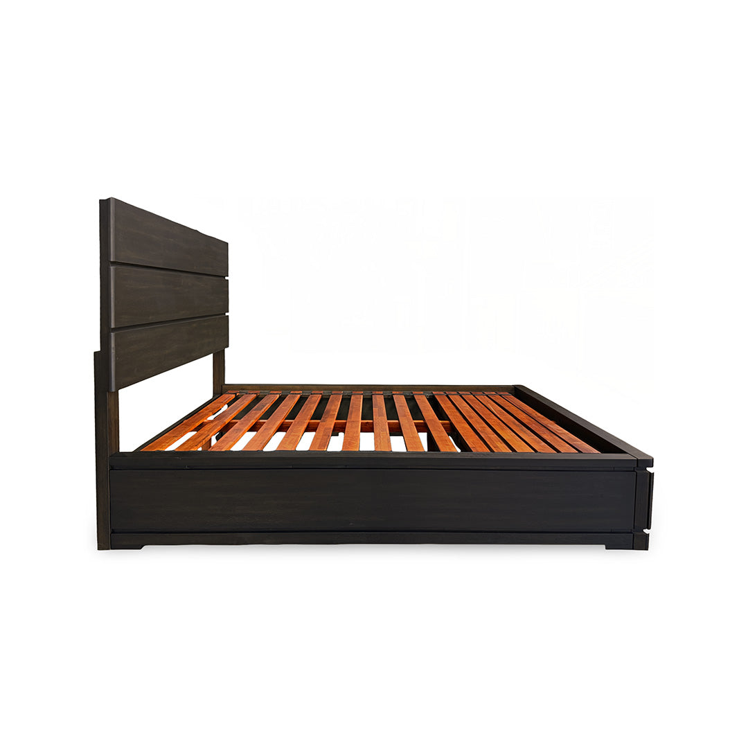 Pacific Heights Storage Bedroom Group from Napa Furniture Designs in Queen Black Solid Wood with Soft Close - Additional view 7