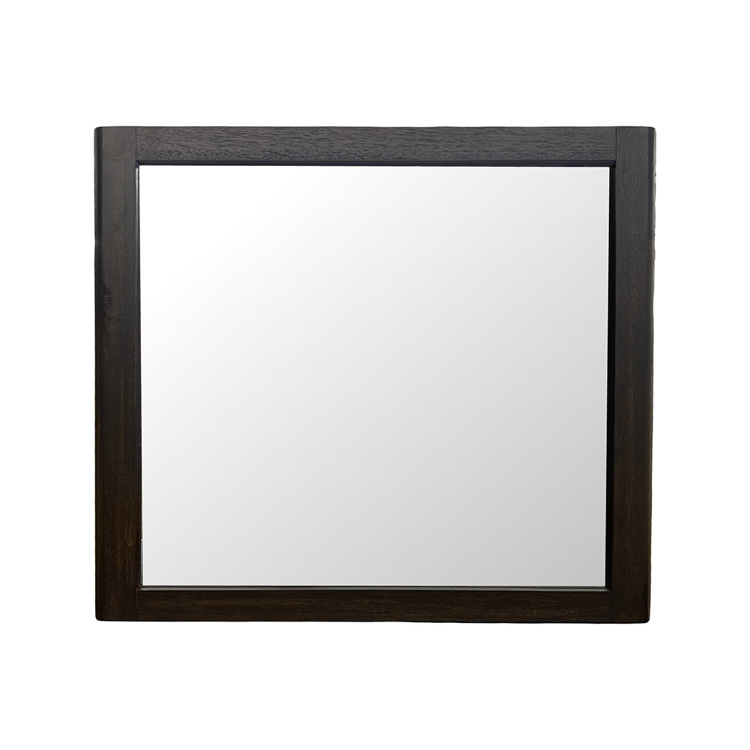 Pacific Heights Mirror from Napa Furniture Designs in Black Solid Wood