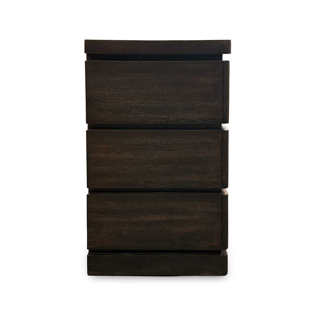 Pacific Heights Large Nightstand from Napa Furniture Designs in Black Solid Wood - Additional view 5