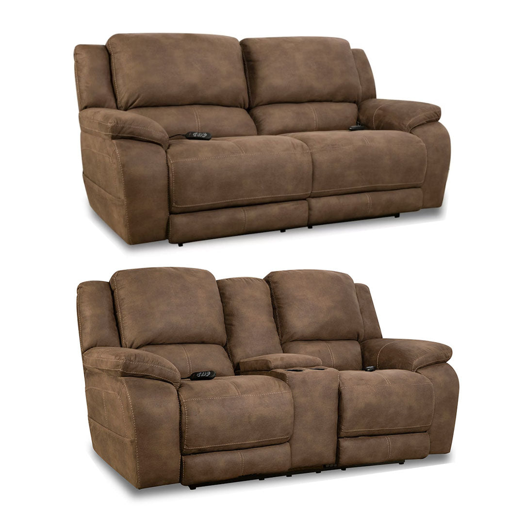 Perdido Power Reclining Sofa and Loveseat