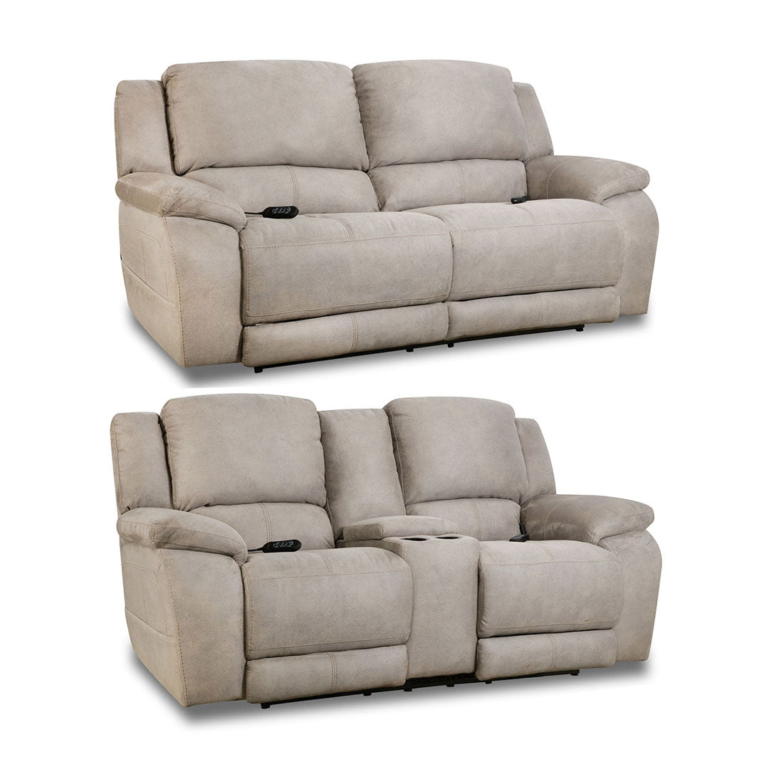 Perdido Power Reclining Sofa and Loveseat