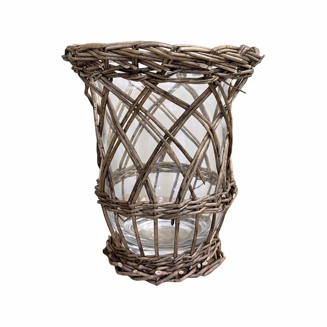 Willow Wrapped Jar from P D Home & Garden in Brown Glass - Additional view 4
