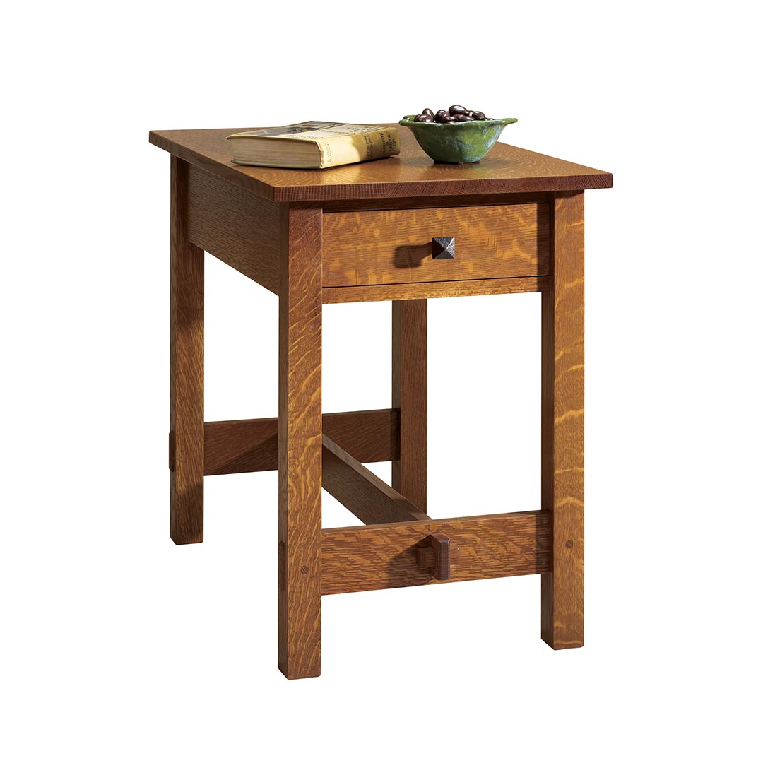 Morris End Table with Drawer
