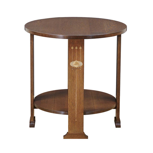 Mesa de lámpara redonda Harvey Ellis