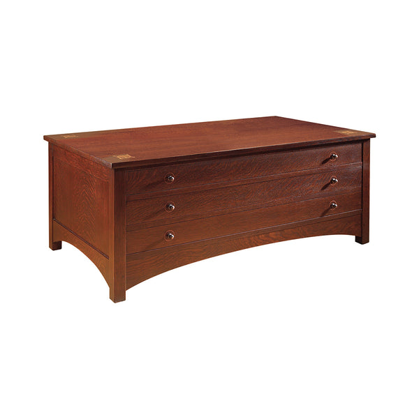 Mesa de cóctel con almacenamiento Harvey Ellis