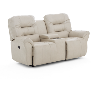 Unity Leather Power Console Loveseat