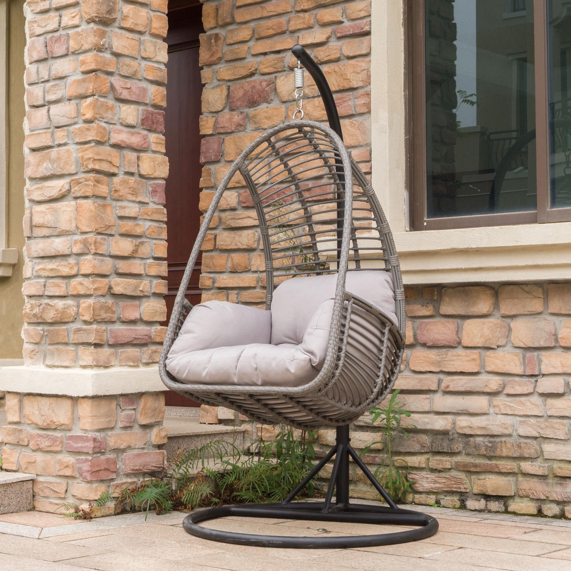 Hanging Basket Chair - Grey