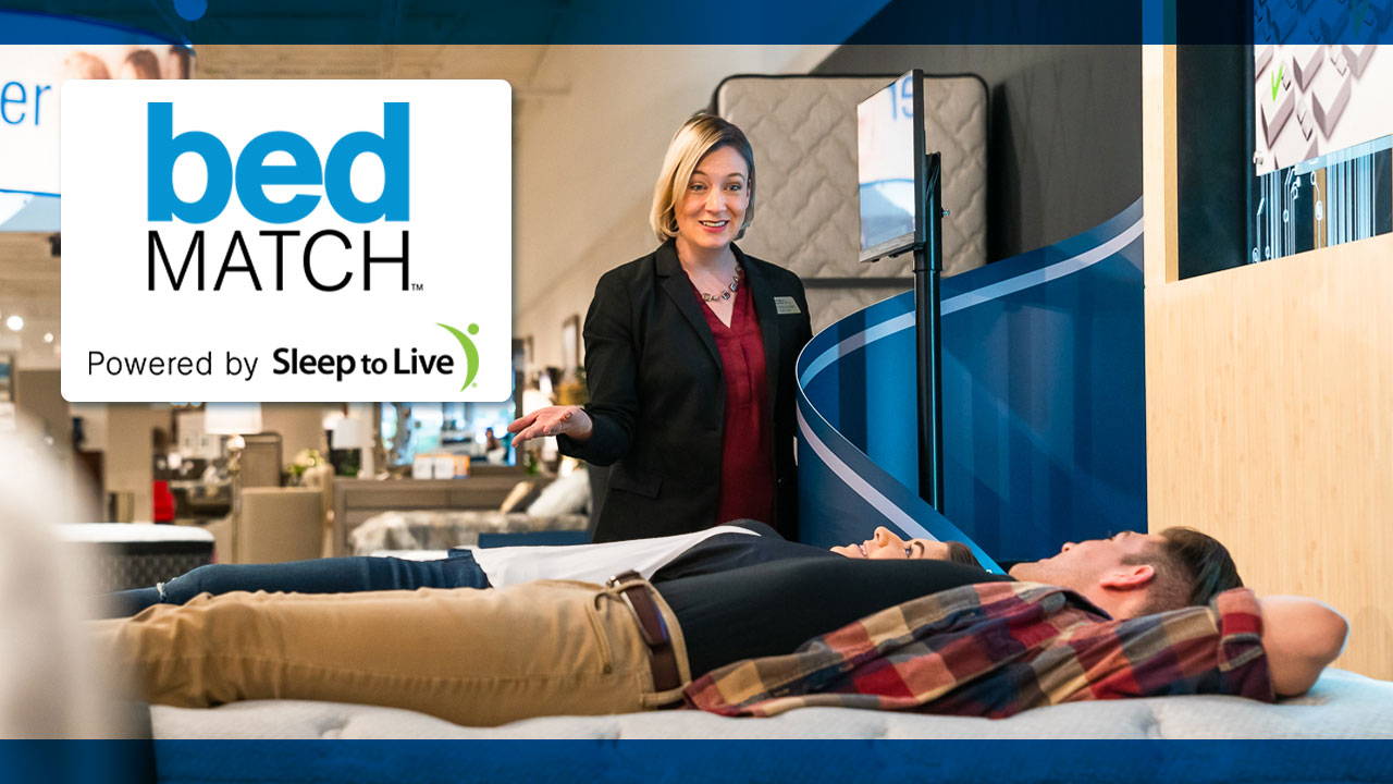 Bedmatch System How To Get Better Sleep With The BedMATCH Rest Test - Furniture Fair