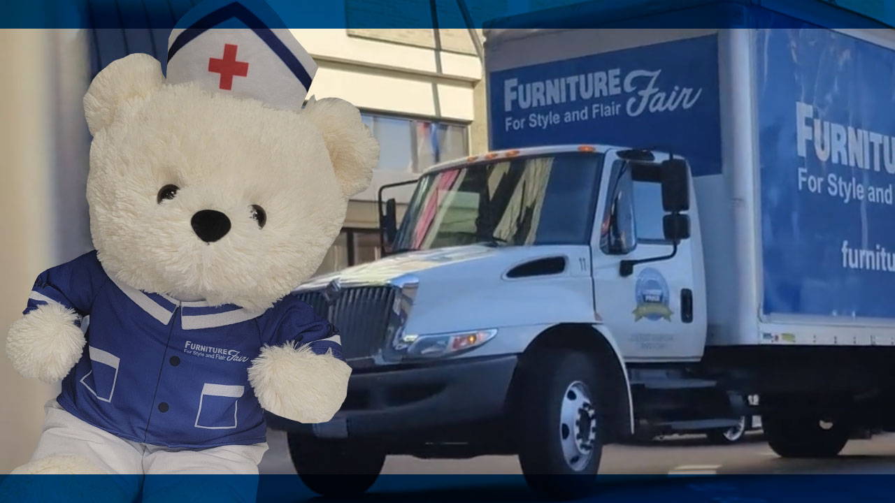 The Little Things: Furniture Fair Donates Share Bears To The Cincinnati Children’s Hospital