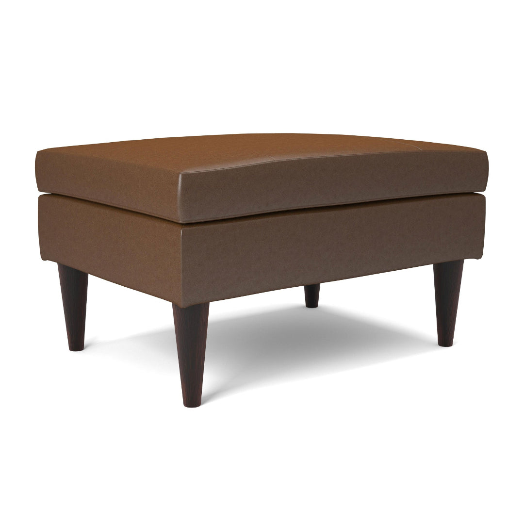 Otomana de cuero Trafton 