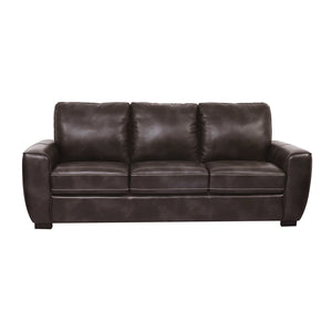 Evan Leather Sofa and Chair