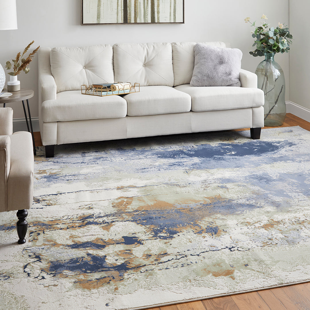 Clio Blue Multi Rug