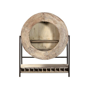 Alta Wheel Bar Cabinet