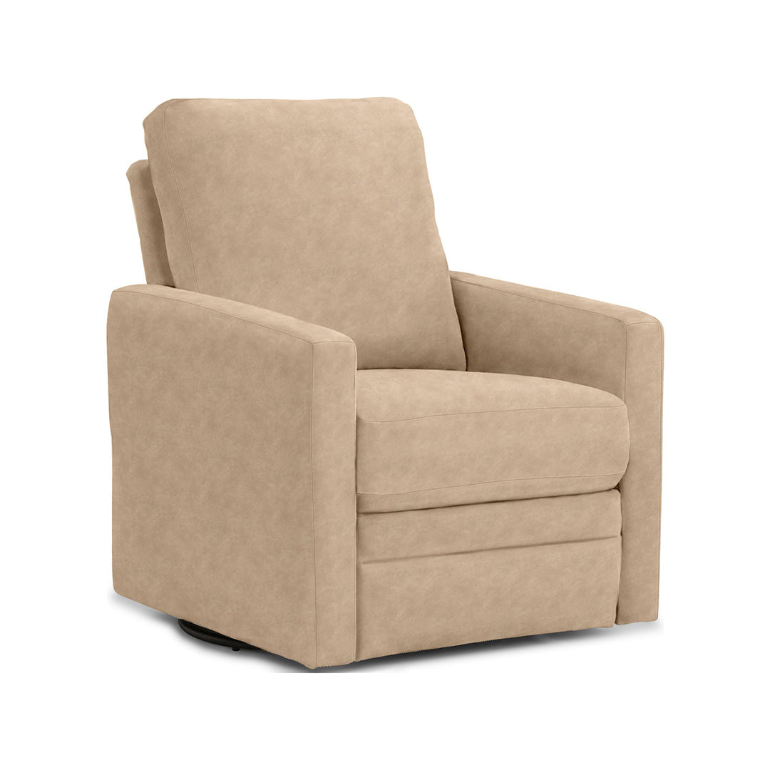 Sillón reclinable giratorio tipo barril Gianna 