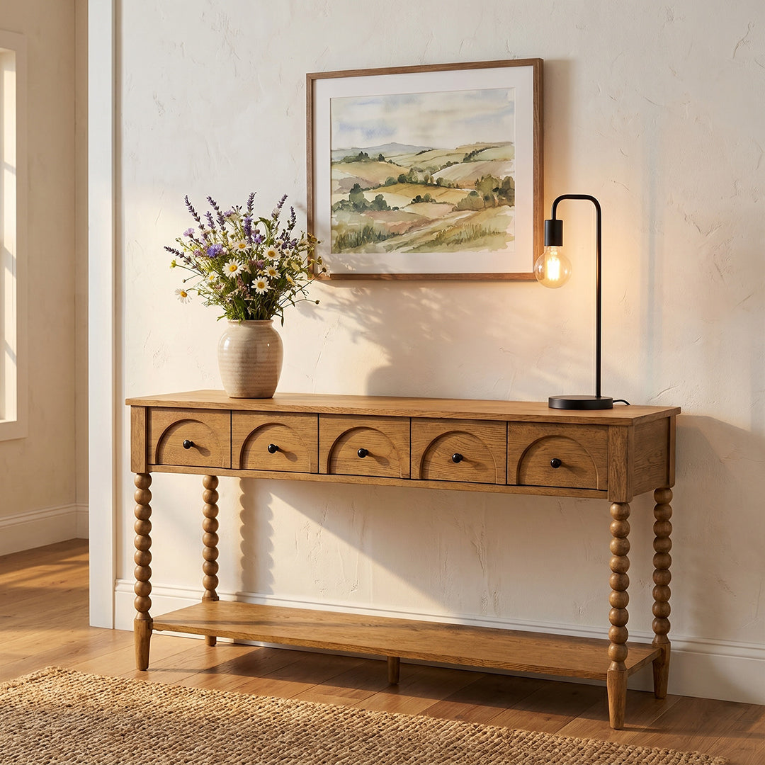 Mabel Sofa Table from Sandberg Furniture in Veneer - Additional view 10