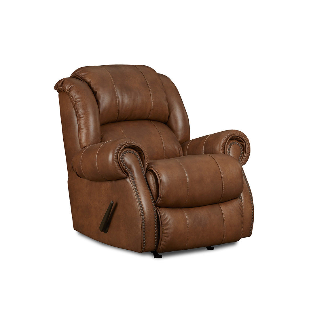 Charles Leather Rocker Recliner