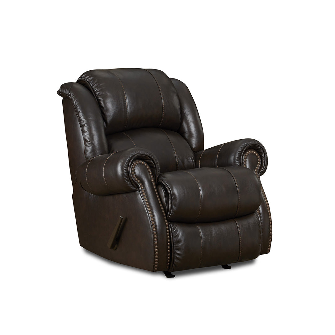 Charles Leather Rocker Recliner