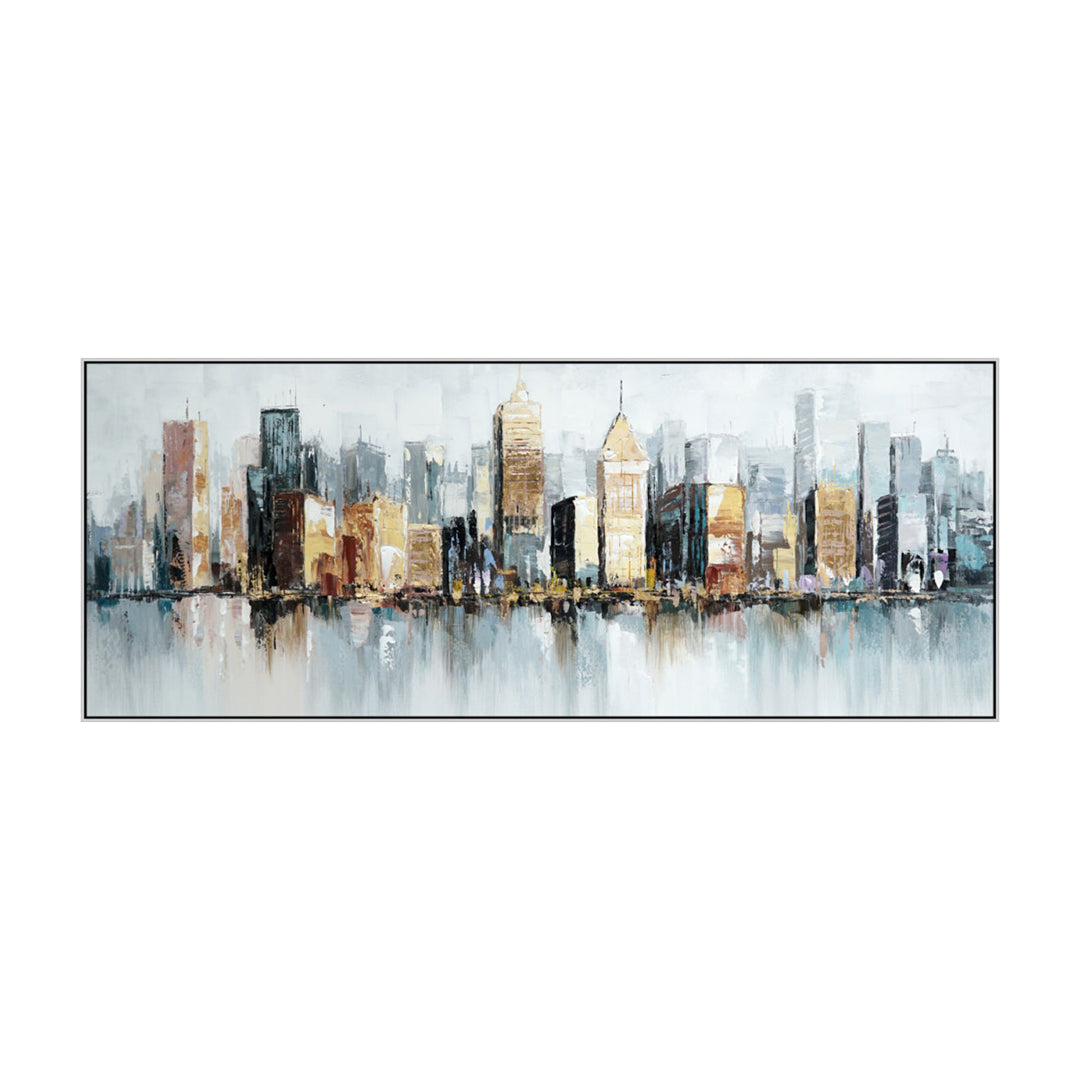 Gold Foil Cityscape