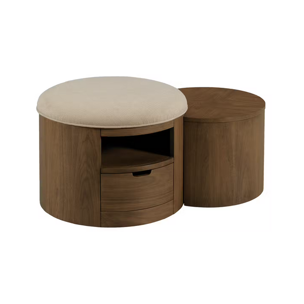 Joybird wooden nesting coffee tables 