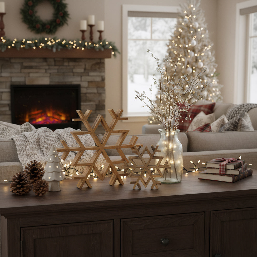 Wooden Snowflake