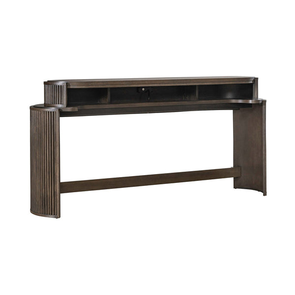 Mesa consola con vista a la ciudad 