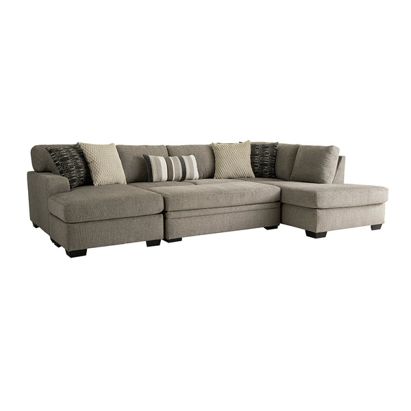 Bri sectional with storage ottoman by Washington Furniture, made in USA