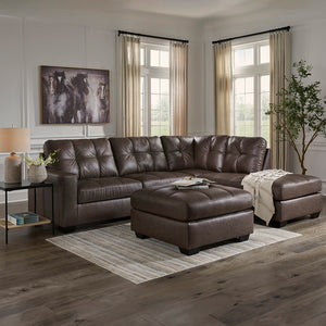 Barlin Mills Right Chaise Sectional with Ottoman