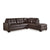 Barlin Mills Right Chaise Sectional with Ottoman