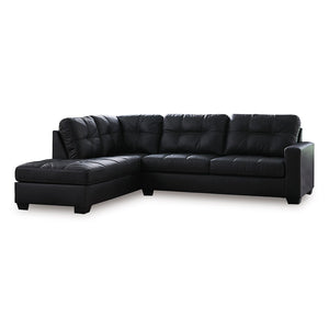 Barlin Mills Left Chaise Sectional with Ottoman