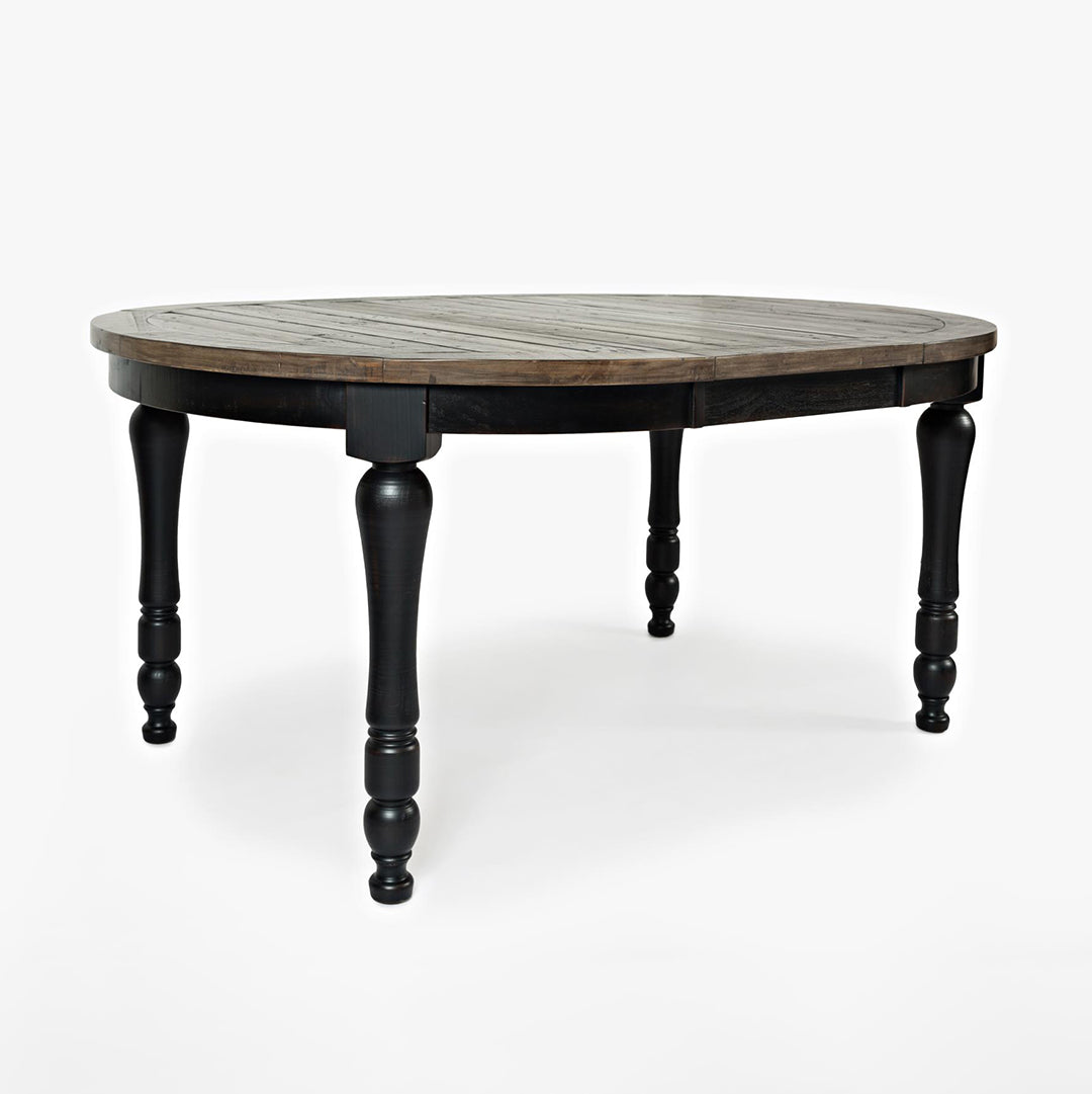 Mesa de comedor ovalada del condado de Madison - Negra 