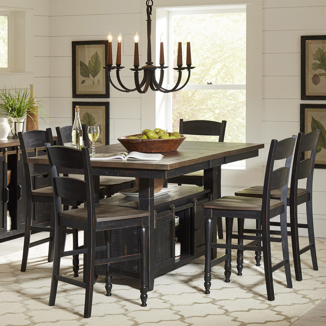 Madison County High-Low Table - Black