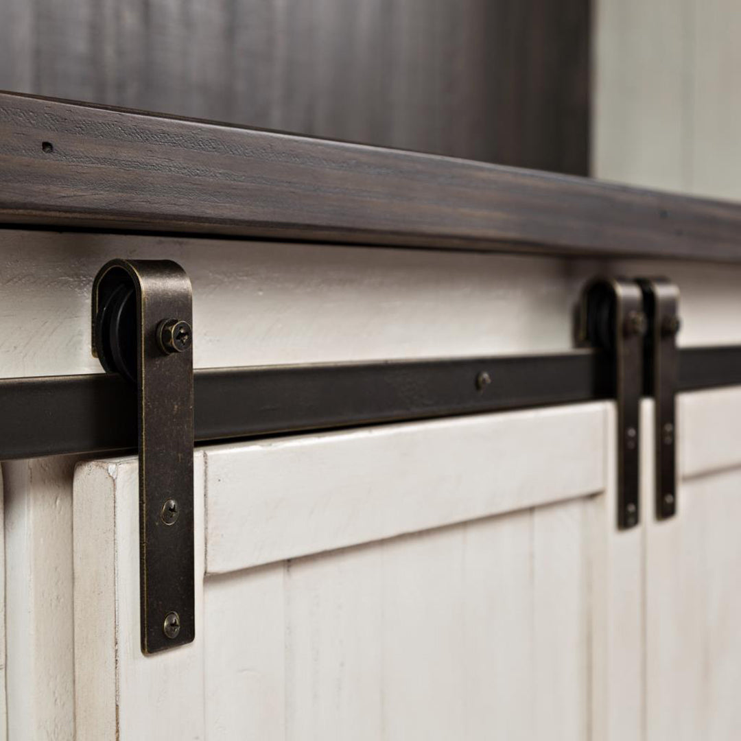 Madison County Server and Hutch - White