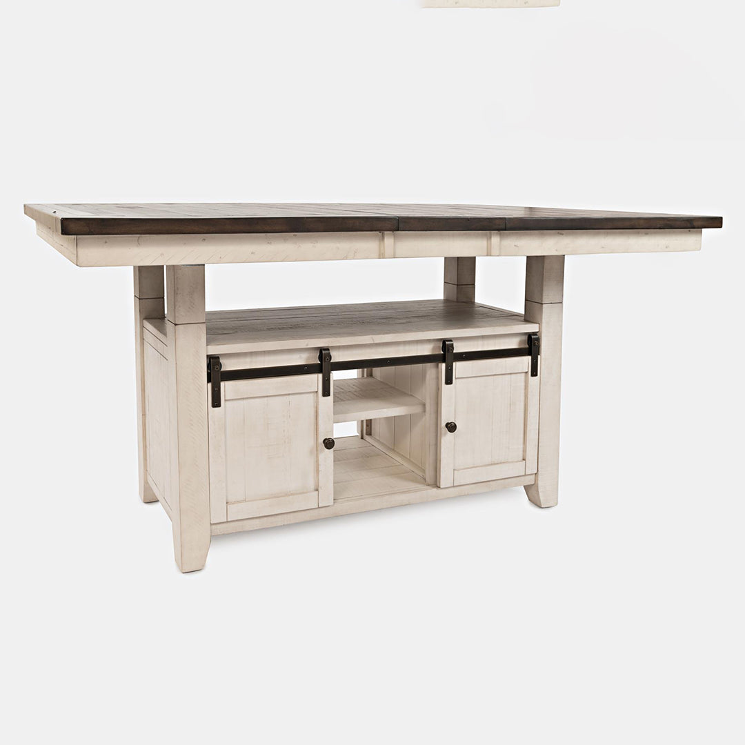 Madison County Counter Dining Set - White