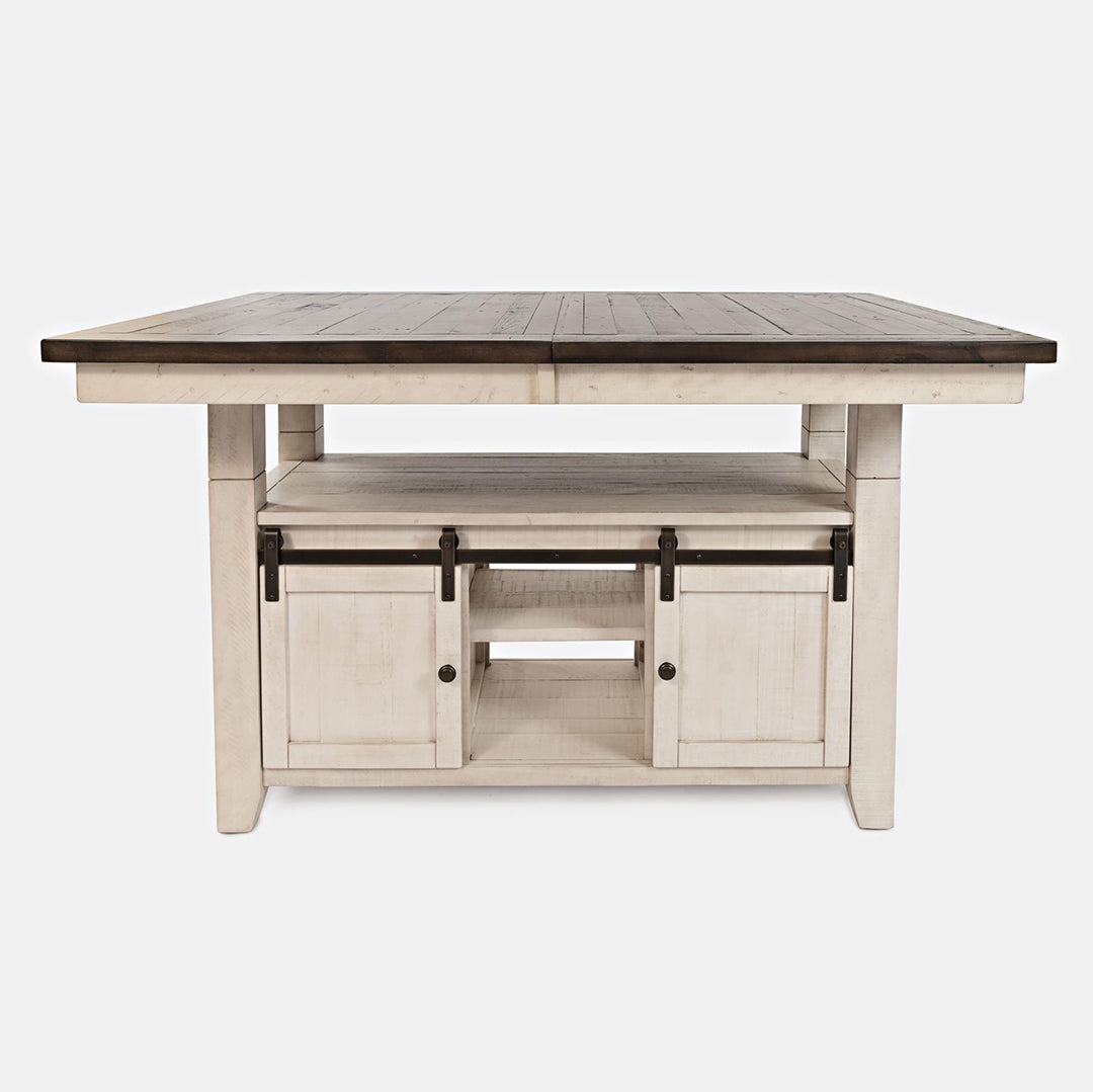 Madison County High-Low Table - White